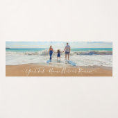 Aangepaste foto Yoga Mat met Tekst (Voorkant (horizontaal))