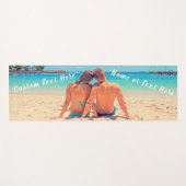 Aangepaste foto Yoga Mat Uw foto's en tekst Naam (Voorkant (horizontaal))