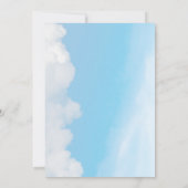 Aangepaste foto Ze is op Cloud 9 Vrijgezellenfeest Kaart (Achterkant)