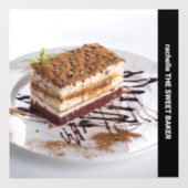 Aangepaste foto zijtekst raamsticker (Vel)