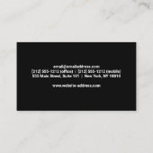 Aangepaste foto zijtekst visitekaartje (Achterkant)