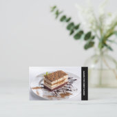 Aangepaste foto zijtekst visitekaartje (Staand voorkant)