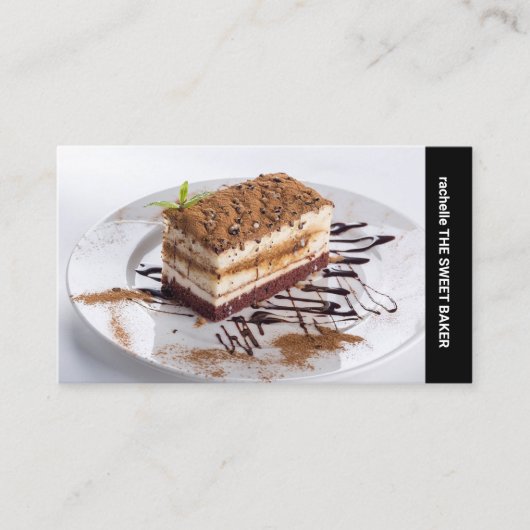 Aangepaste foto zijtekst visitekaartje (Voorkant)