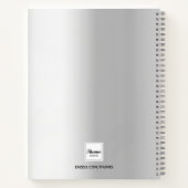 Aangepaste foto zilveren reizen notitieboek (Achterkant)