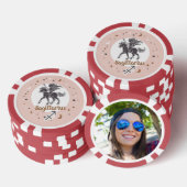 Aangepaste Foto Zodiac Teken Boogschutter Poker Chips (Opstapeling)