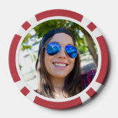 Aangepaste Foto Zodiac Teken Boogschutter Poker Chips (Achterkant)