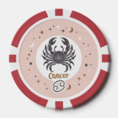 Aangepaste Foto Zodiac Teken Kanker Poker Chips (Voorkant)