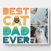 Aangepaste foto zonsondergang Vaderdag Beste katte Fotoplaat (Voorkant)