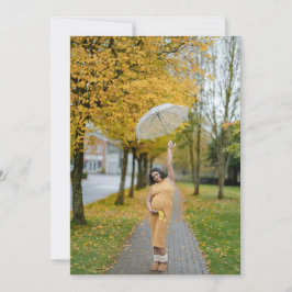 Aangepaste foto zwangerschapsaankondigingen aankondiging