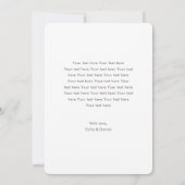 Aangepaste foto Zwangerschapskaart Aankondiging (Achterkant)