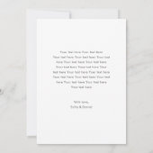 Aangepaste foto Zwangerschapskaart Aankondiging (Achterkant)