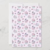 Aangepaste foto Zwart Meisje Zeemeermin Verjaardag Kaart (Achterkant)