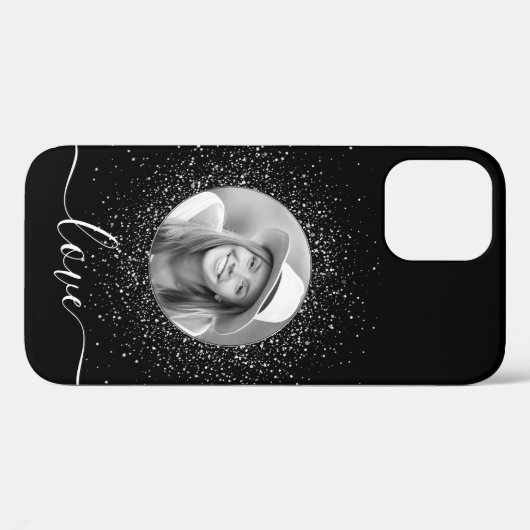 Aangepaste foto, zwart op maat Case-Mate iPhone case (Achterkant (horizontaal))