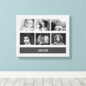 Aangepaste foto zwart-wit - Aangepast op maat Canvas Afdruk (Insitu (Houten vloer))