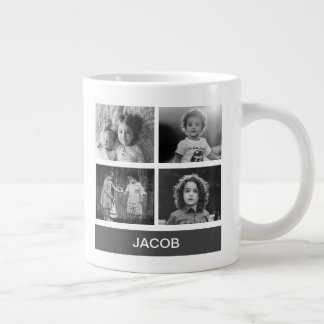Aangepaste foto zwart-wit - Aangepast op maat Grote Koffiekop