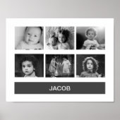 Aangepaste foto zwart-wit - Aangepast op maat Poster (Voorkant)