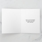 Aangepaste foto Zwart Wit Gestreept 60ste verjaard Kaart (Binnen)