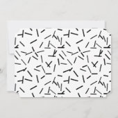 Aangepaste foto zwart-wit opslaan Datum Save The Date (Achterkant)