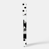 Aangepaste foto zwart-wit poka Case-Mate iPhone case (Achterkant / Links)