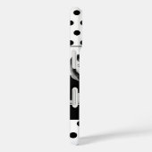 Aangepaste foto zwart-wit poka Case-Mate iPhone case (Achterkant / Rechts)