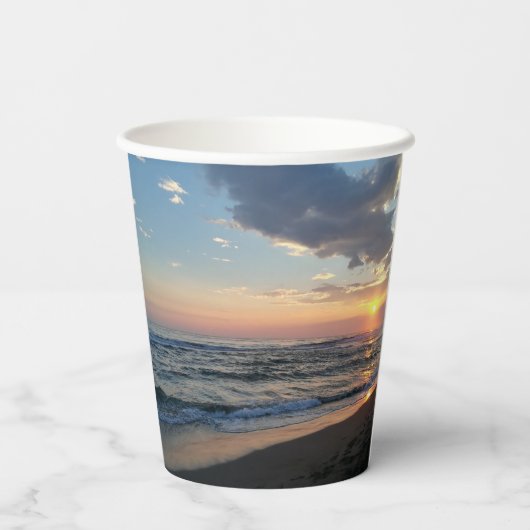 Aangepaste fotoaangepaste papierkoppen papieren bekers (Achterkant)