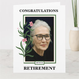 Aangepaste fotoabonnement gefeliciteerd kaart