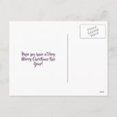 Aangepaste fotoaccountant Prettige feestdagen (Achterkant)