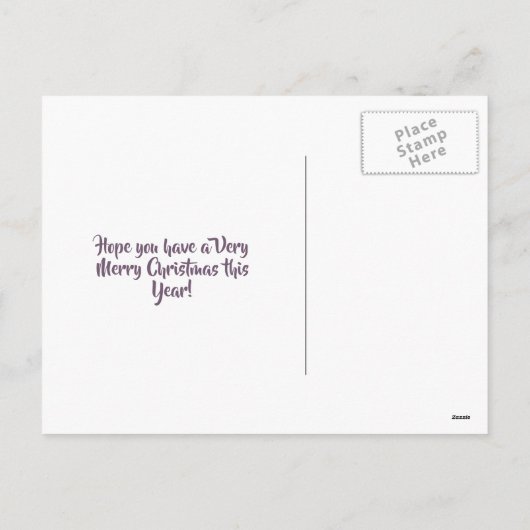 Aangepaste fotoaccountant Prettige feestdagen (Achterkant)