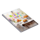 Aangepaste fotoagenda met spiraal  notitieboek (Rechterzijde)