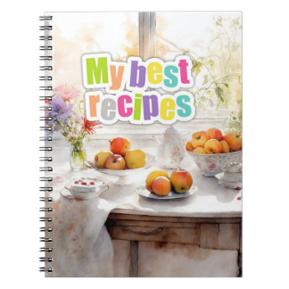 Aangepaste fotoagenda met spiraal notitieboek