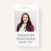 Aangepaste fotobadge badge (Voorkant)