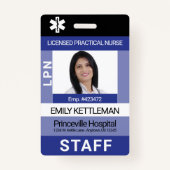 Aangepaste fotobadge - bewerkbaar badge (Voorkant)