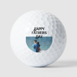 Aangepaste fotobal Happy Fathers Day Golfballen