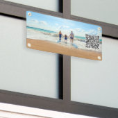 Aangepaste fotobanner met QR-code Spandoek (Buitenkant Gebouw)