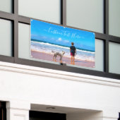 Aangepaste fotobanner met uw foto en tekst spandoek (Buitenkant Gebouw)