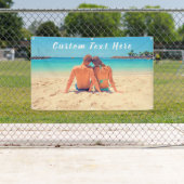 Aangepaste fotobanner met uw foto's en tekst spandoek (Insitu)