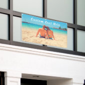 Aangepaste fotobanner met uw foto's en tekst spandoek (Buitenkant Gebouw)