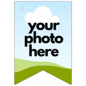 Aangepaste fotobanner - Personaliseer uw eigen Bun Vlaggetjes (Tweede vlag)