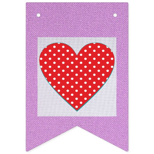 Aangepaste fotobanner vlaggetjes (Derde vlag)