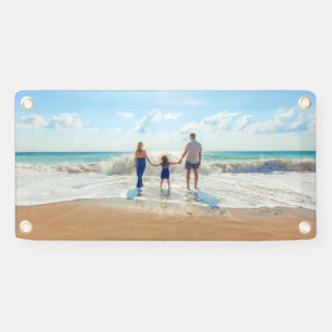 Aangepaste fotobanner voor uw eigen ontwerp - zome spandoek