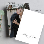 Aangepaste fotobasis voor vellum overlay bruiloft kaart