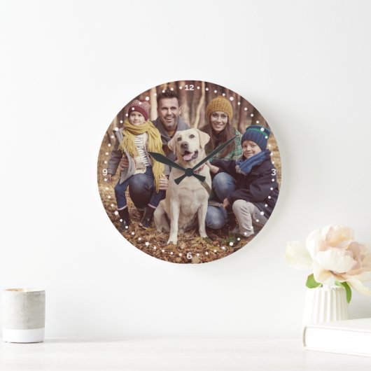 Aangepaste fotobedekking grote klok (Huis)