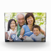 Aangepaste fotoberichtnaam LOLO-script Fotoblokken (Voorkant)