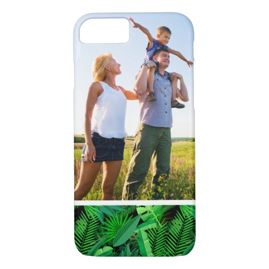 Aangepaste fotobladeren van tropische palmbomen Case-Mate iPhone case (Achterkant)