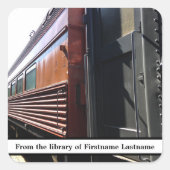 Aangepaste fotoboekplaat vierkante sticker (Voorkant)