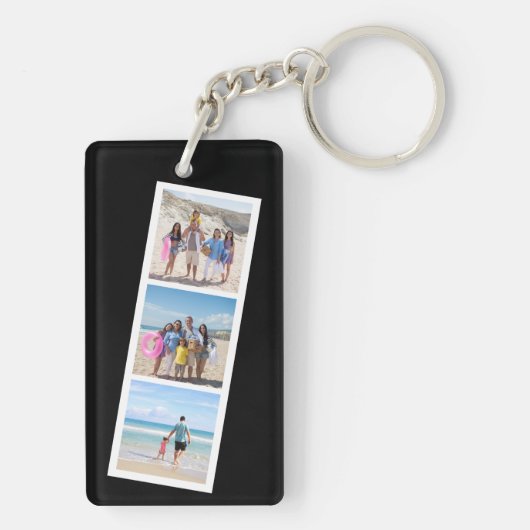 Aangepaste fotoBooth Sleutelhanger (achterkant)