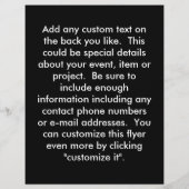 Aangepaste fotobrochure flyer (Achterkant)