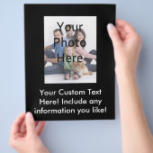 Aangepaste fotobrochure flyer (Hand)