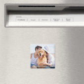 Aangepaste fotobruiloft magneet (Insitu (Vaatwasser))