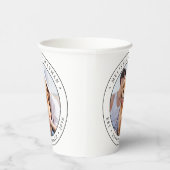 Aangepaste fotobruiloft papieren bekers (Rechts)